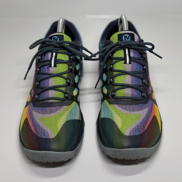 Merrell Women’s Trail Sneakers 9.5W Multicolor Rainbow Hiking Athletic Shoes - Picture 4 of 13